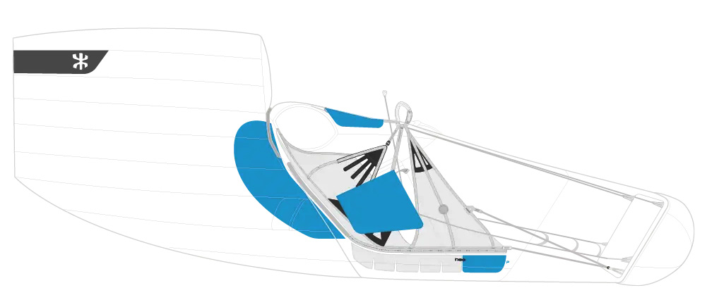 Race Up Neo harness pockets